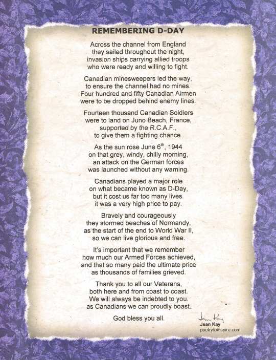 D-Day poem